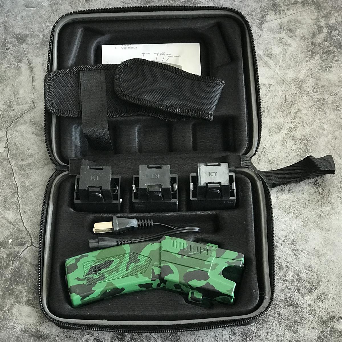 Schwarz-grünes tragbares Outdoor-Werkzeugset