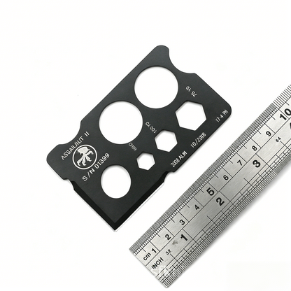 Outdoor Camping Multi-Tool Card | Portable Stainless Steel EDC Gear | Pocket Utility