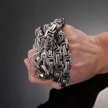 Adjustable and Removable Wrist Dragon Head Titanium accessoryr Decoration