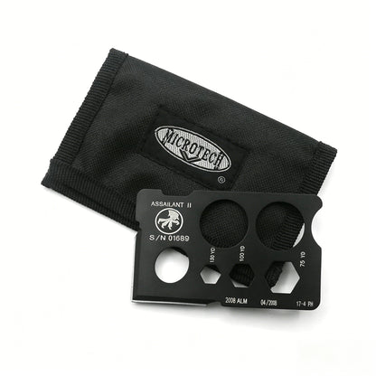 Outdoor Camping Multi-Tool Card | Portable Stainless Steel EDC Gear | Pocket Utility