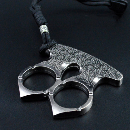 Gold Embossed Zinc Alloy EDC Pocket Collectible