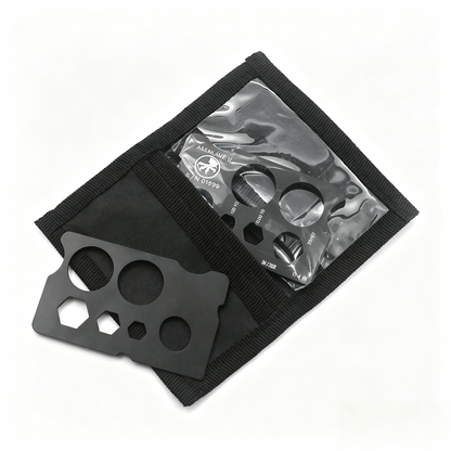 Outdoor Camping Multi-Tool Card | Portable Stainless Steel EDC Gear | Pocket Utility