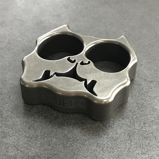 GODEDC Titanio TC21 Testa di Cane con Due Fori Utensile da Esterno