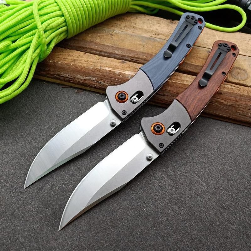 BM15080 Griff aus G10 und Sandelholz Outdoor Klappwerkzeug