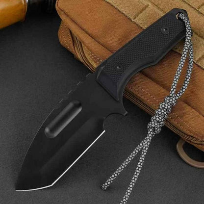Schwarzes Titan G10 Zweifarbiges Tarnmuster K-Scheide Outdoor-Werkzeug