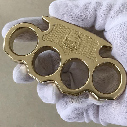 Classic Mini Skull Brass Outdoor EDC Tool