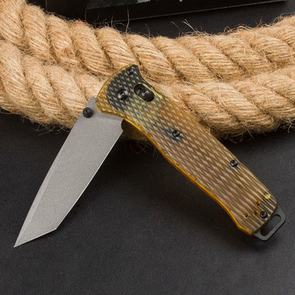 BM537 Transparent PEI Handle Outdoor Portable Folding Tool
