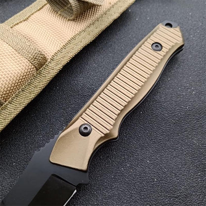 BM140BK Champagne‑Tone Handle Outdoor EDC Tool