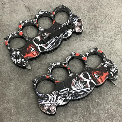 Outdoor Folding Four Hole Carbon Steel Handle Tool