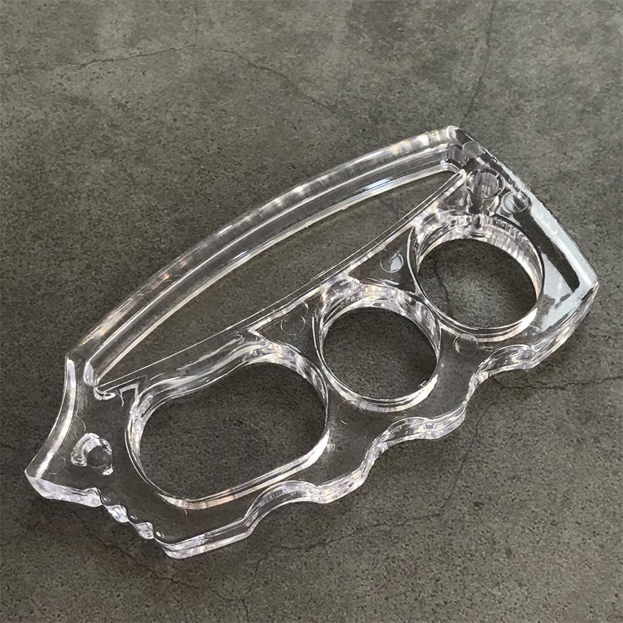 Kunststoff Transparent Outdoor EDC Große Loch Werkzeug