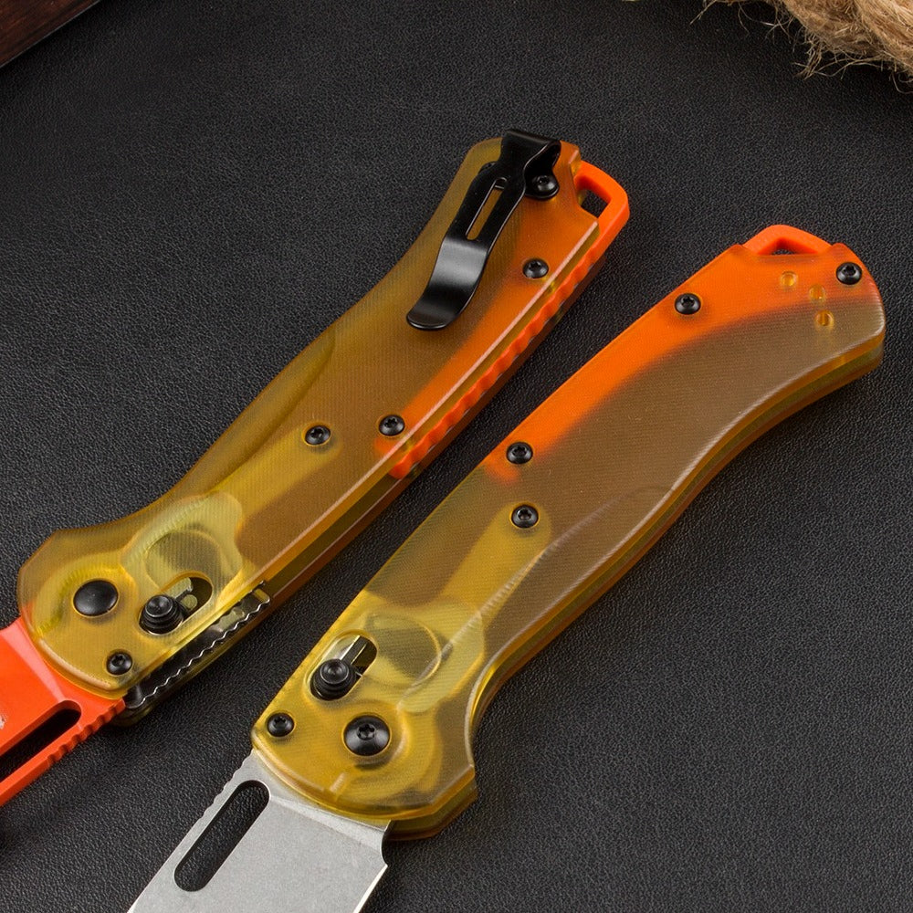 BM15535 Giallo PEI Edizione Trasparente Strumento Pieghevole da Esterno
