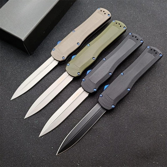 BM3400 G10 Verbundgriff mit mattem Titan-Finish für tragbare Outdoor-Werkzeuge