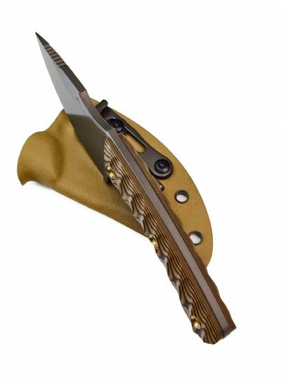 Mini Zweifarb-G10-Titanbeschichtetes USA-10 Stahl-Outdoor-Werkzeug