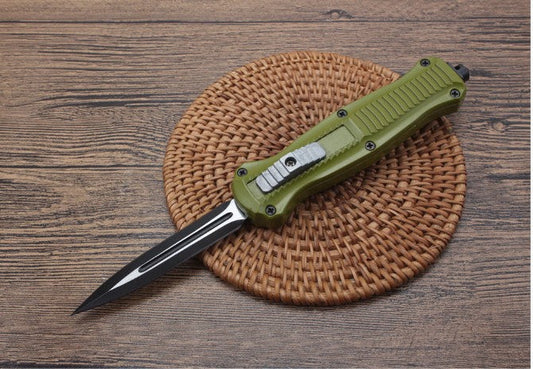 BM3300 Utensile portatile per esterni in lega di alluminio con piccola impugnatura verde