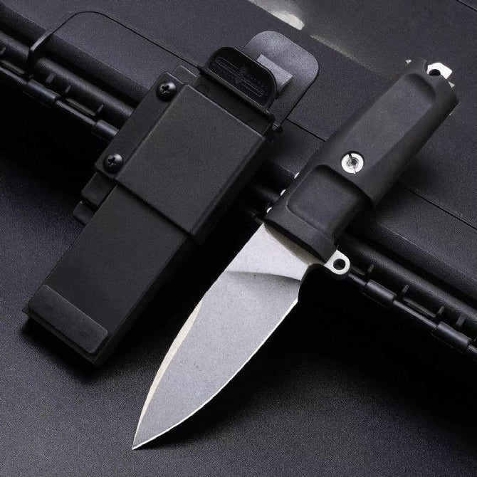 Small N690 DLC Tiger‑Stripe Tricolor Outdoor EDC Utility Tool