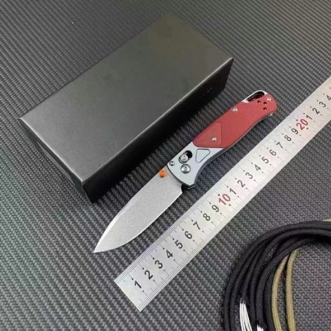 BM535‑09 Red Aviation‑Aluminum & G10 Outdoor Folding EDC Utility Tool