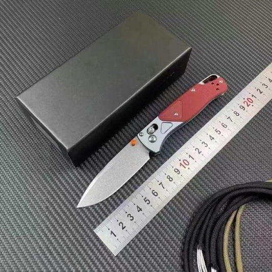 BM535-09 Rotes Luftfahrt-Aluminium G10 Outdoor-Klappwerkzeug