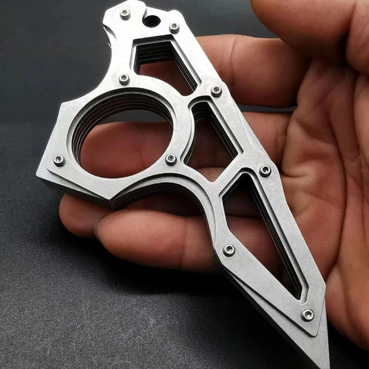 Dragon Teeth-Steel Strumento EDC Esterno Monoforo