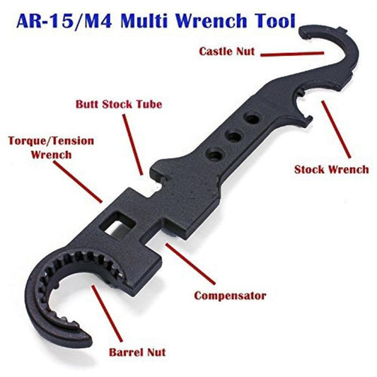 8‑in‑1 Heavy‑Duty Multi‑Purpose Combination Steel Wrench