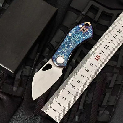 Titanium Alloy Lightning Pattern Folding Outdoor Tool