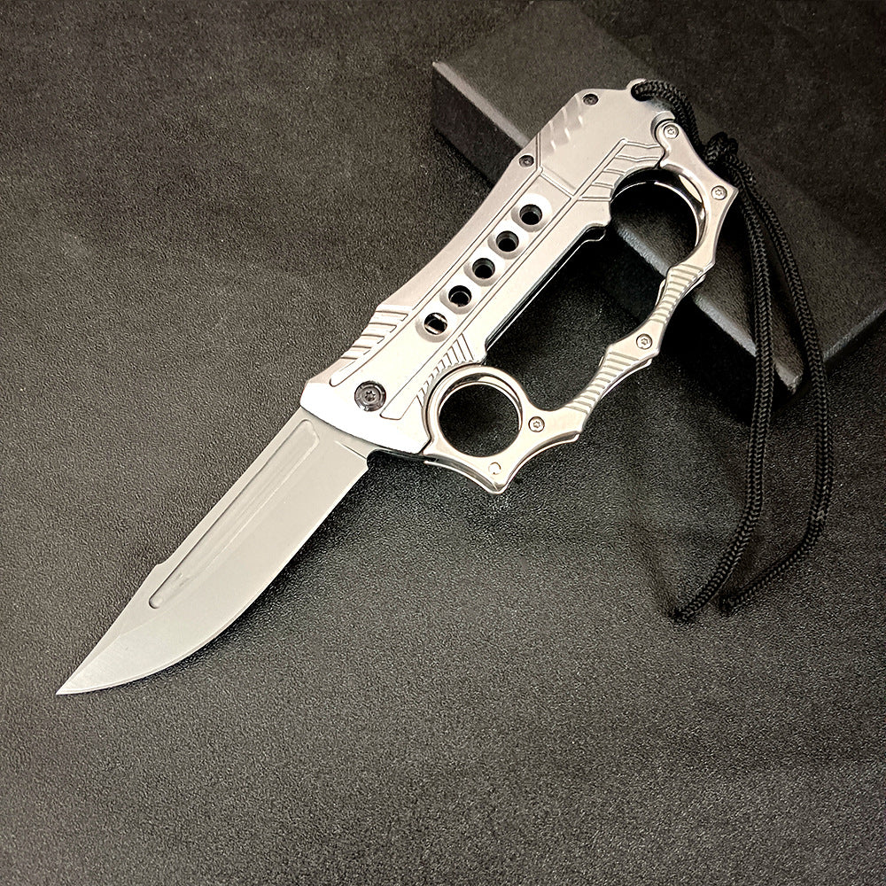 Foldable Aluminum‑Handle 2‑in‑1 Collectible EDC Ornament