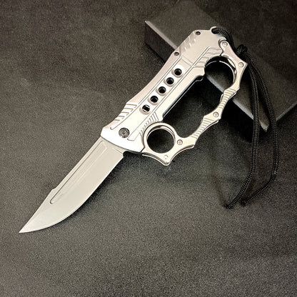 Foldable Aluminum‑Handle 2‑in‑1 Collectible EDC Ornament