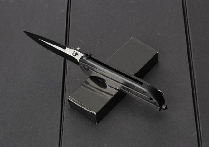 DA67 Silver CNC‑Ground All‑Steel Folding EDC Tool