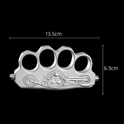 Creative‑Pattern Thickened Zinc‑Alloy Outdoor EDC Multi‑Functional Tool