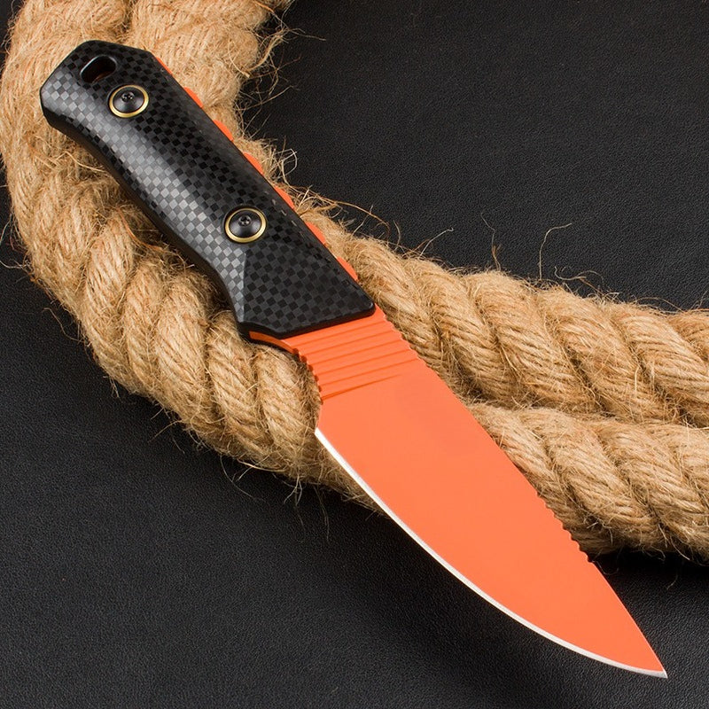 BM15600 Schwarzer Nylon-Fiberglasgriff D2-Stahl Oranges Outdoor EDC Tool
