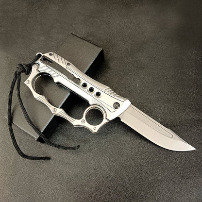 Foldable Aluminum‑Handle 2‑in‑1 Collectible EDC Ornament