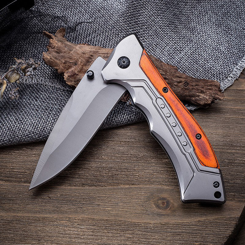 Outdoor Klappbares 59 HRC Säure-Holz Taschen-EDC-Werkzeug