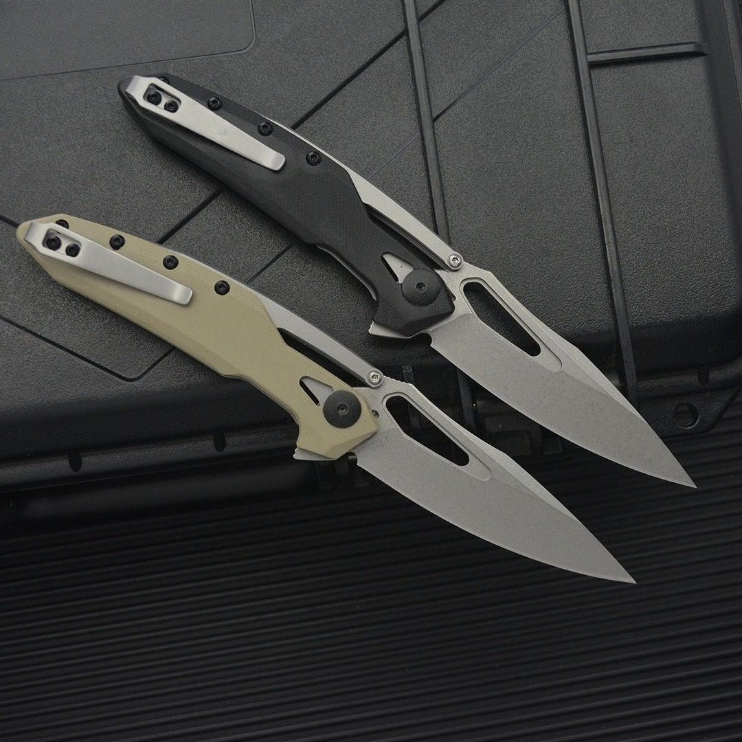ZT099 8Cr13MoV G10‑Steel Hybrid Outdoor Folding EDC Tool