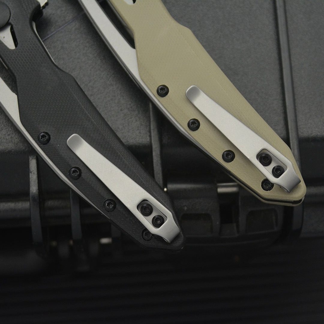 ZT099 8Cr13MoV G10‑Steel Hybrid Outdoor Folding EDC Tool