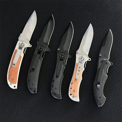 Klappbares Taschenwerkzeug mit Holzgriff 339 338 337