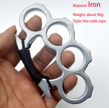 Iron Four Finger Thin Style Hobby Decor Collectible