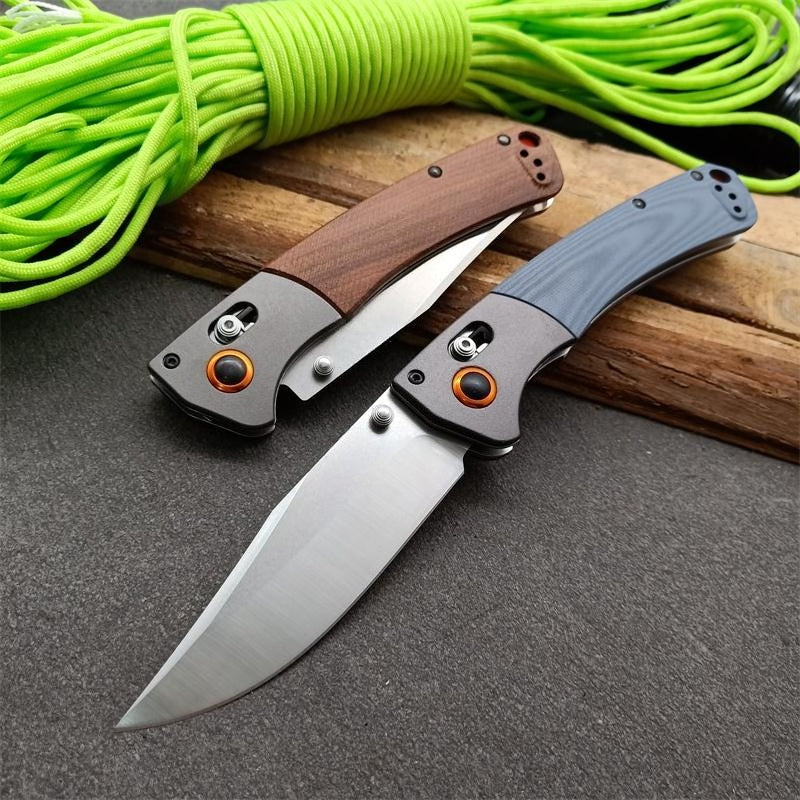 BM15080 Griff aus G10 und Sandelholz Outdoor Klappwerkzeug
