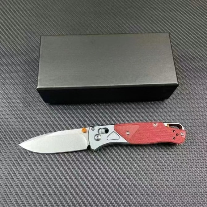 BM535‑09 Red Aviation‑Aluminum & G10 Outdoor Folding EDC Utility Tool