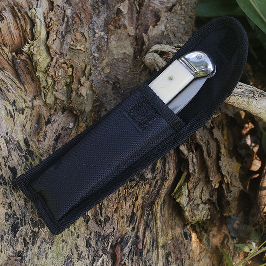 Beef Bone Handle Folding Portable Outdoor Tool