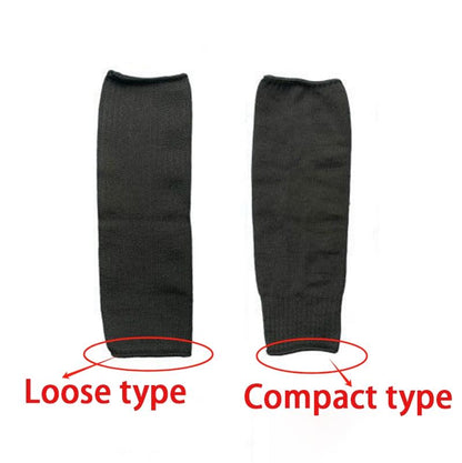 Schwarze schweißableitende Armstulpen