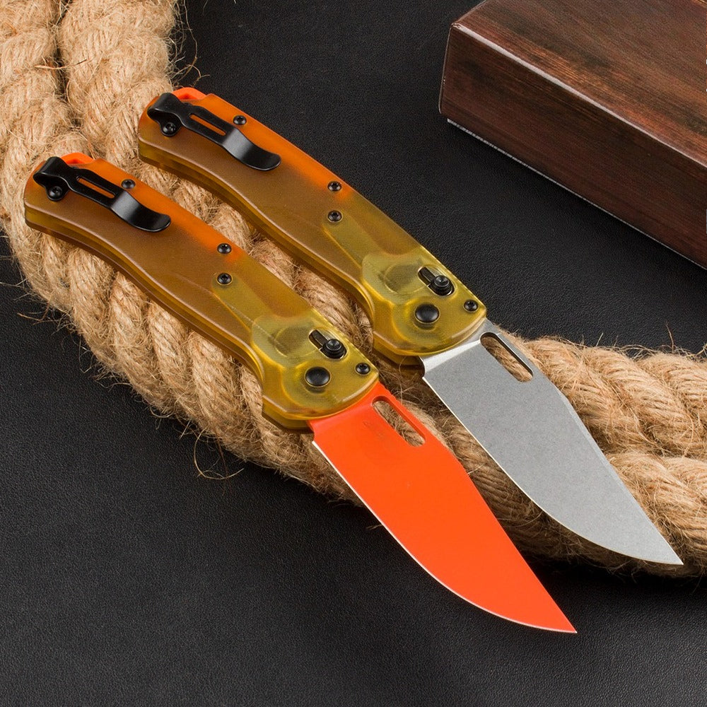 BM15535 Giallo PEI Edizione Trasparente Strumento Pieghevole da Esterno