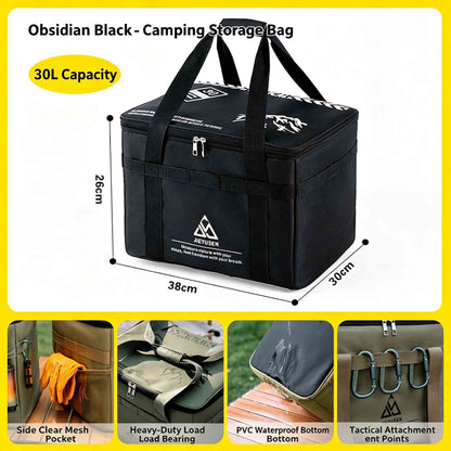 Camping Storage Bag, Large Capacity Cookware Organizer Bag