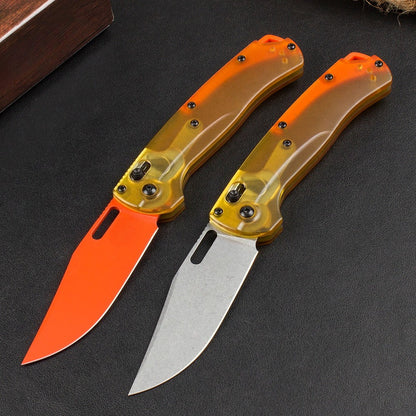 BM15535 Giallo PEI Edizione Trasparente Strumento Pieghevole da Esterno