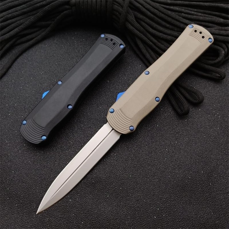 BM3400 G10 Verbundgriff mit mattem Titan-Finish für tragbare Outdoor-Werkzeuge