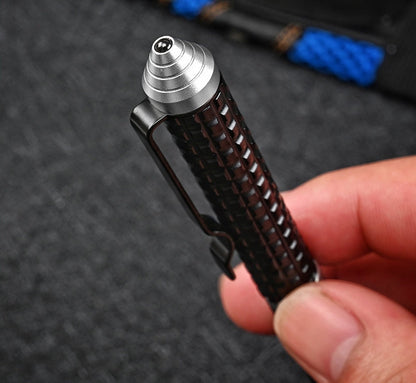 Mini Damascus‑Pattern Pen‑Style Collectible EDC Ornament