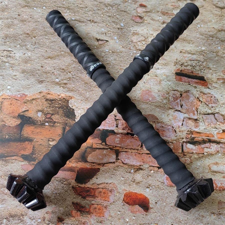 Black 2 Pcs Outdoor Tool