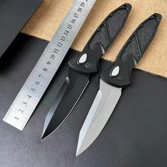 Utensile Portatile da Esterno con Manico in Lega di Alluminio Rivestito in Acciaio Damasco