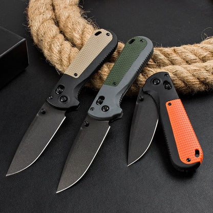 BM430BK Nylon-Fiberglas-Griff CPM-D2 Stahl Outdoor-Klappwerkzeug