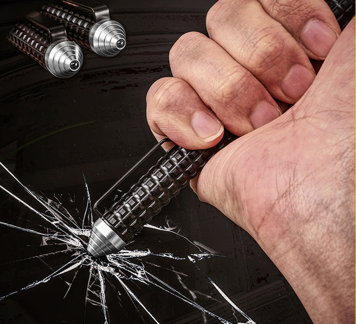 Mini Damascus‑Pattern Pen‑Style Collectible EDC Ornament