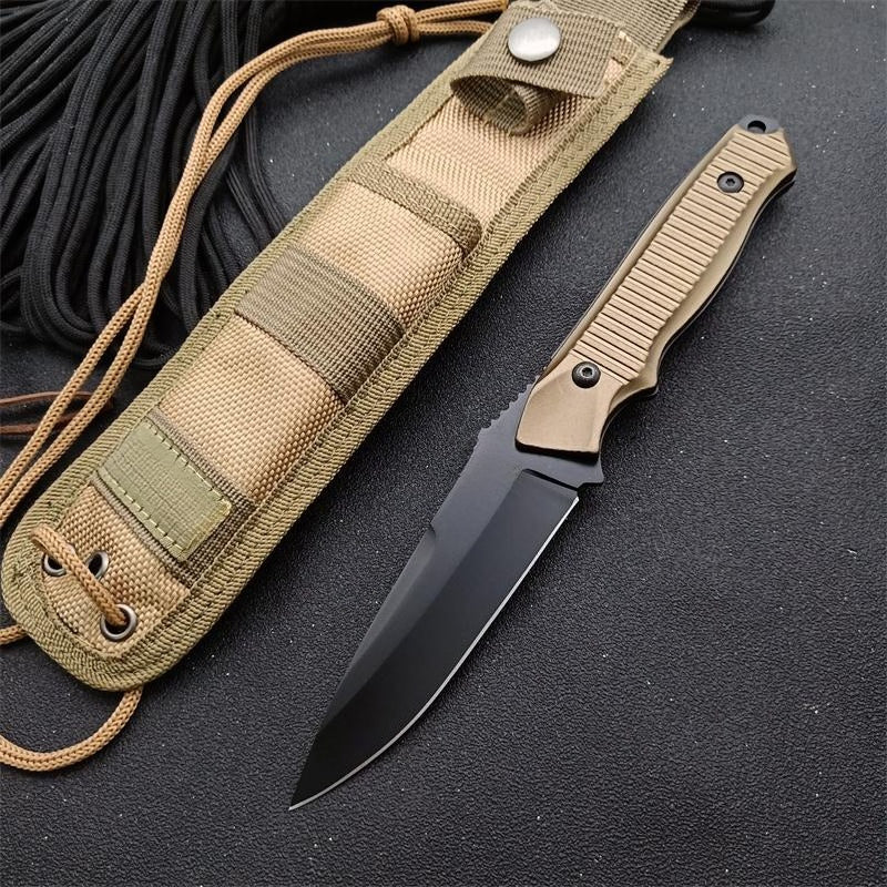 BM140BK Champagne‑Tone Handle Outdoor EDC Tool