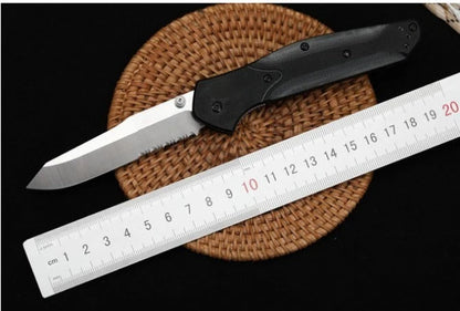 BM940 G10 Manico Strumento Pieghevole da Esterno con Finitura Stonewashed